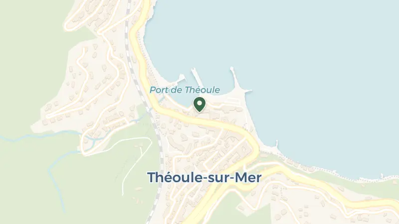 Map of 55 Av. de Lérins, 06590 Théoule-sur-Mer, France
