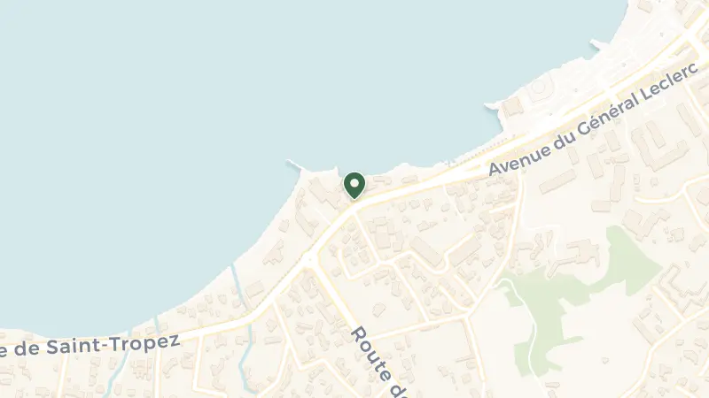 Map of Plage de la Bouillabaisse, 83990 Saint-Tropez, France