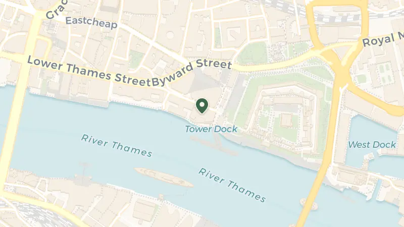 Map of 40 Lower Thames St, London EC3R 6AG, UK