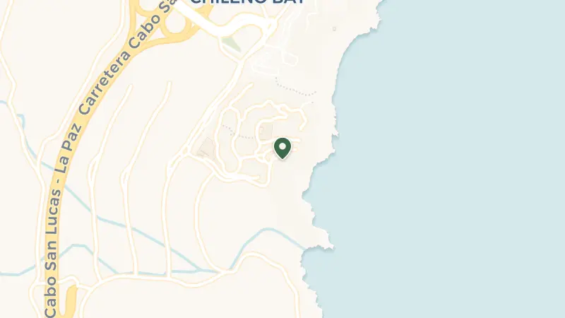 Map of Playa Chileno Bay Playa Chileno Bay, San Jose-San Lucas, Carr. Transpeninsular Km. 15, Tourist Corridor, 23410 Cabo San Lucas, B.C.S., Mexico