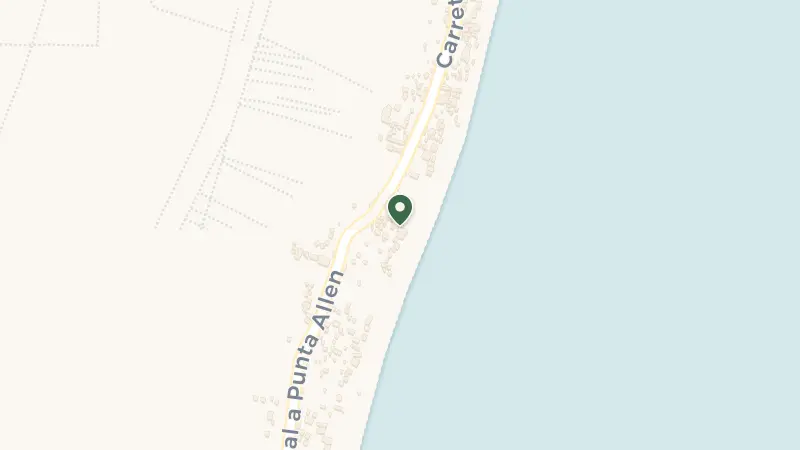 Map of Carr. Tulum-Boca Paila 9, Zona Hotelera Tulum, 77760 Boca Paila, Q.R., Mexico