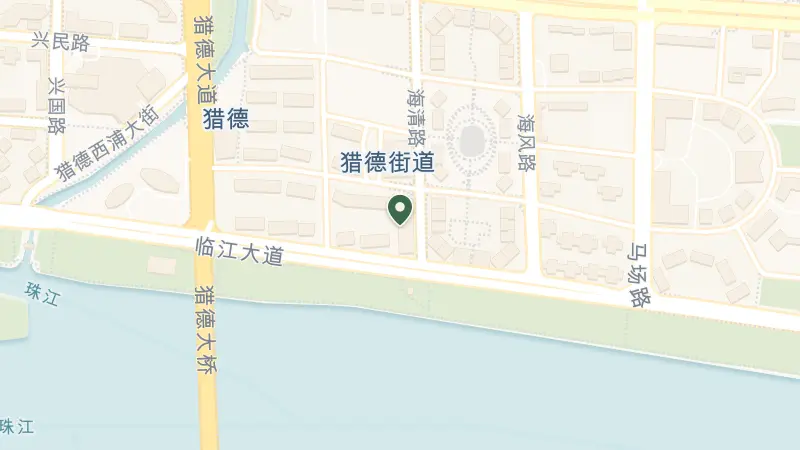 Map of China, Guang Zhou Shi, Tian He Qu, 珠江新城兴民路222号 邮政编码: 510623