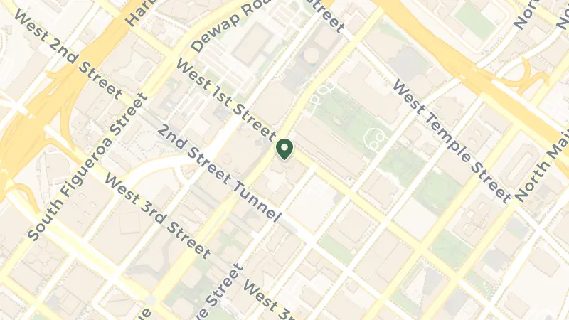 Map of 100 S Grand Ave, Los Angeles, CA 90012, USA
