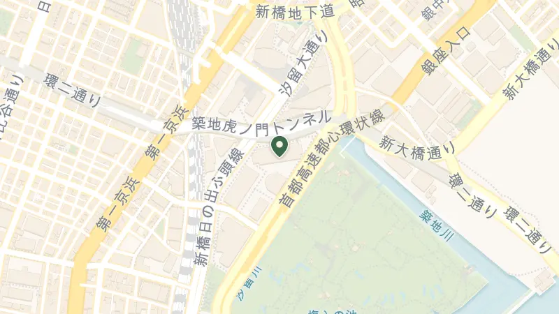 Map of 1-chōme-9-1 Higashishinbashi, Minato City, Tokyo 105-7337, Japan