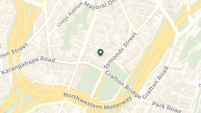 Map of 83 Symonds Street, Grafton, Auckland 1010, New Zealand