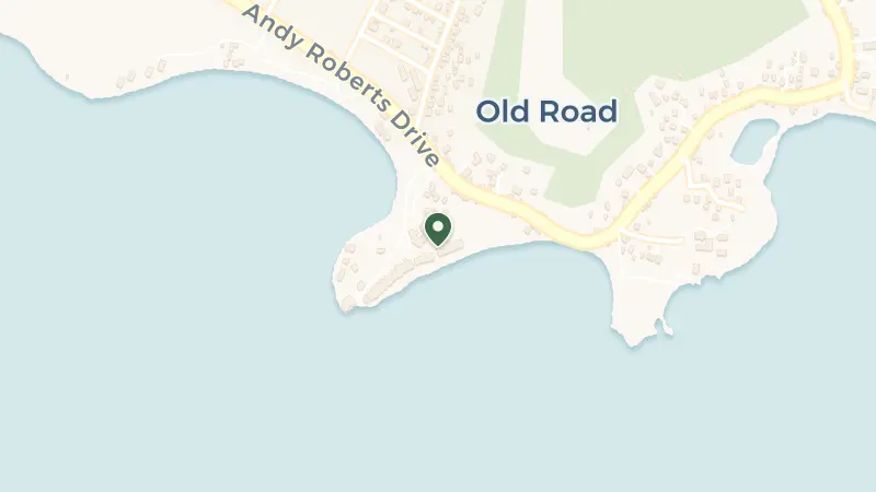 Map of Morris Bay St. Mary's Parish Old Road, Old Road, Antigua and Barbuda