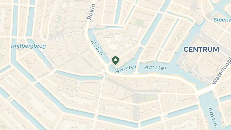 Map of Nieuwe Doelenstraat 2-14, 1012 CP Amsterdam
