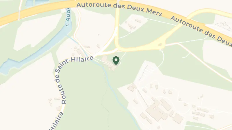 Map of 2535 Rte de Saint-Hilaire, 11000 Carcassonne, France