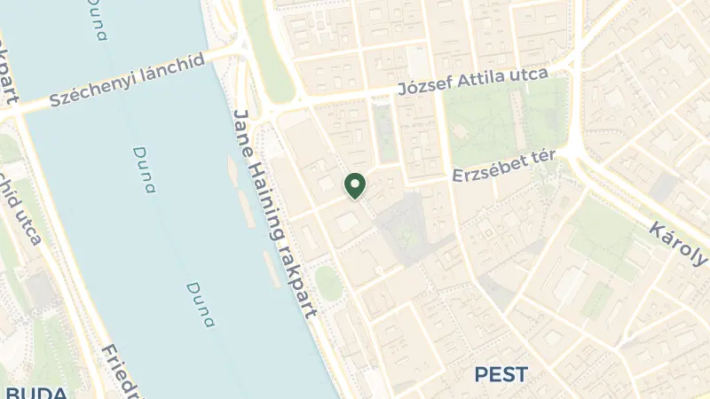 Map of Budapest, Dorottya u. 2, 1051 Hungary