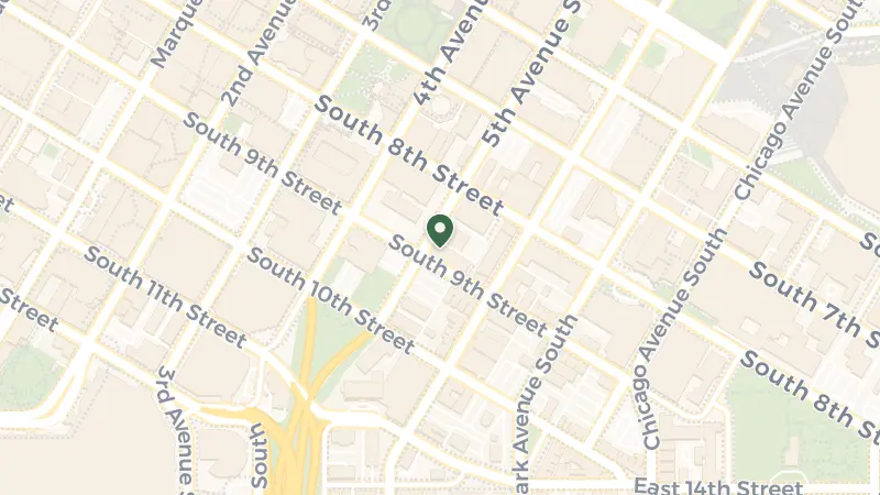 Map of 823 Fifth Ave S, Minneapolis, MN 55404, USA