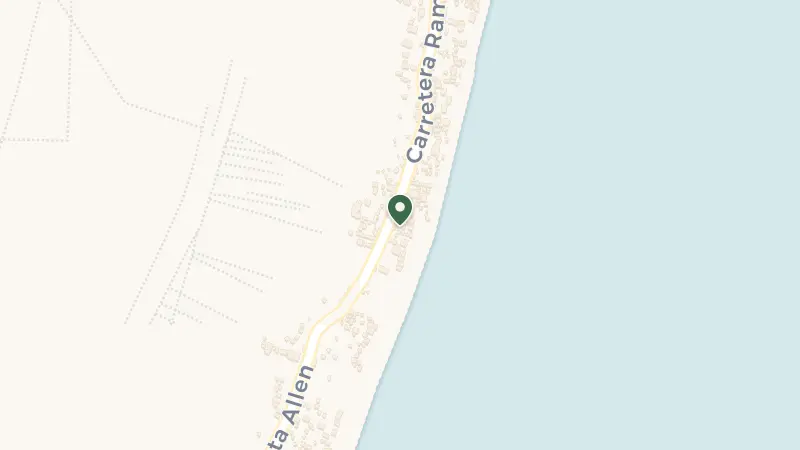 Map of Carr. Tulum-Boca Paila KM 8.7, Tulum Beach, Zona Hotelera, 77760 Tulum, Q.R., Mexico