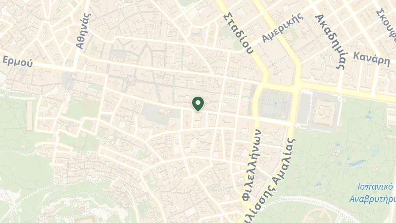 Map of 23, Mitropoleos Street, Athina 105 57, Greece