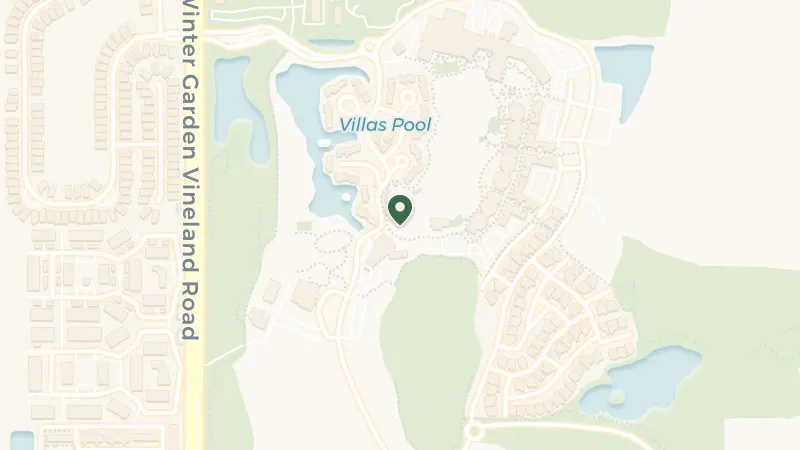 Map of 1590 Evermore Wy, Orlando, FL 32836, USA