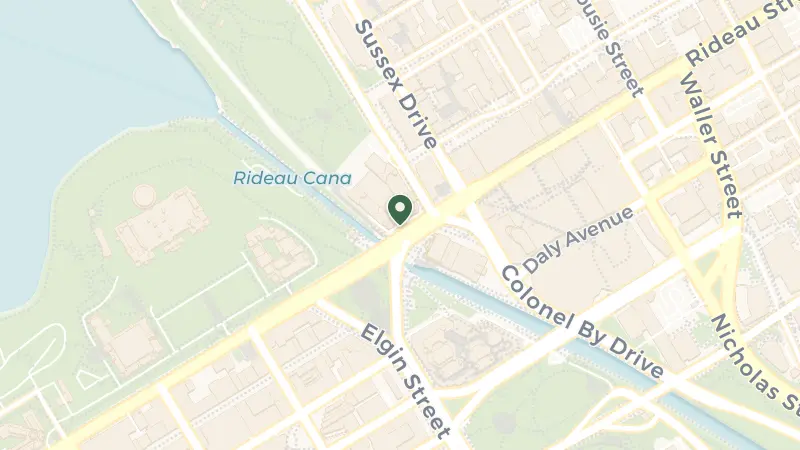 Map of 1 Rideau St, Ottawa, ON K1N 8S7, Canada