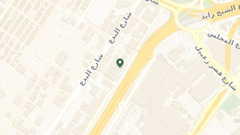 Map of Sheikh Zayed Rd - Trade Center First - Dubai - United Arab Emirates