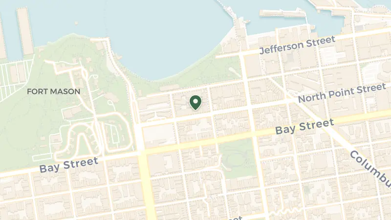 Map of 900 North Point St # D100, San Francisco, CA 94109, USA