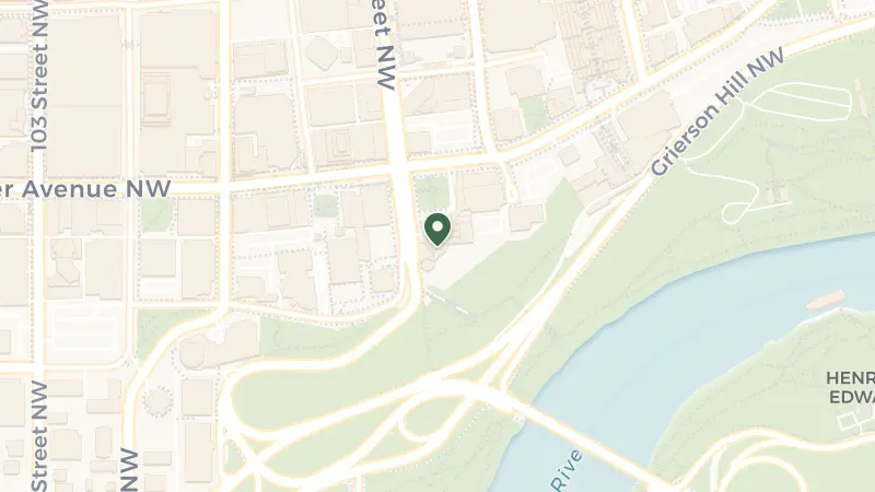 Map of 10065 100 St NW, Edmonton, AB T5J 0N6, Canada