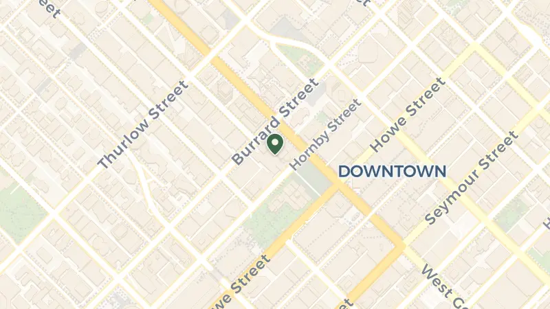 Map of 900 W Georgia St, Vancouver, BC V6C 2W6, Canada