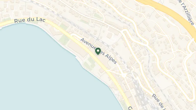 Map of Av. Claude-Nobs 2, 1820 Montreux, Switzerland
