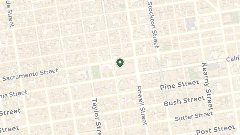 Map of 950 Mason St, San Francisco, CA 94108, USA