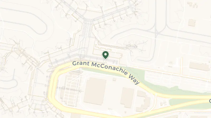Map of Vancouver International Airport, 3111 Grant McConachie Wy, Richmond, BC V7B 0A6, Canada