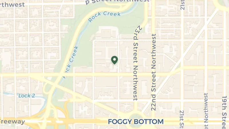 Map of 2401 M St NW, Washington, DC 20037, USA