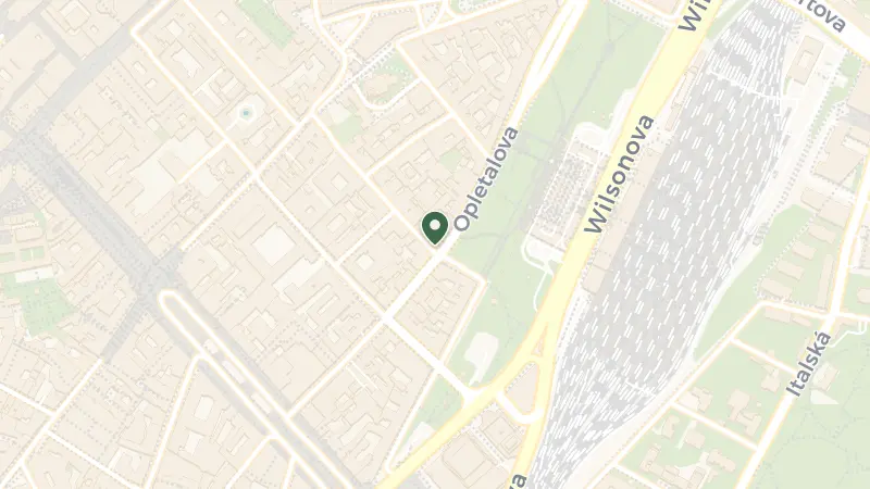 Map of Opletalova 1402/21, Nové Město, 110 00 Praha-Praha 1, Czechia