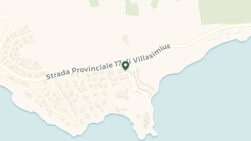 Map of Via Cagliari, 65, 09049 Villasimius CA, Italy