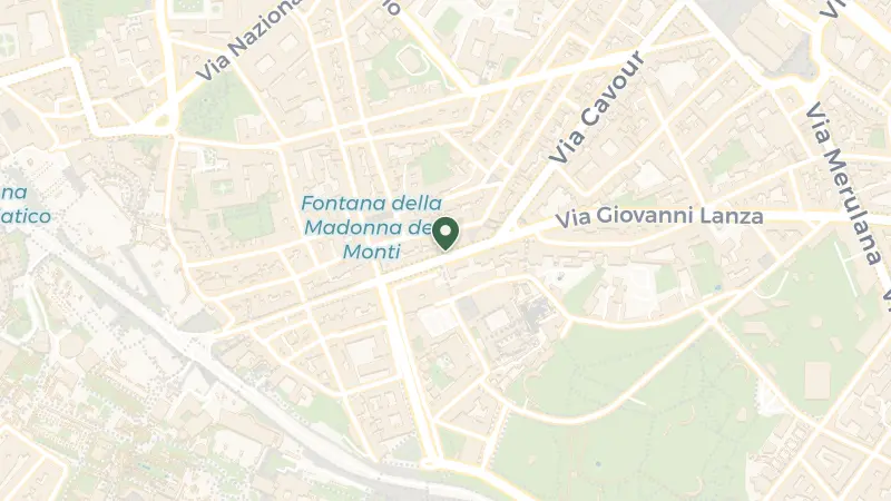 Map of Via Cavour, 213/M, 00184 Roma RM, Italy