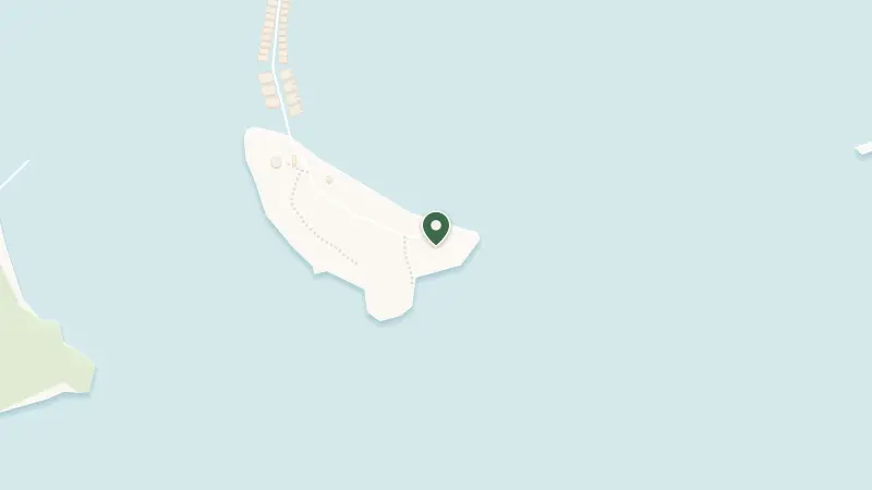 Map of Kanufushi Island, Hithaadhoo, Maldives