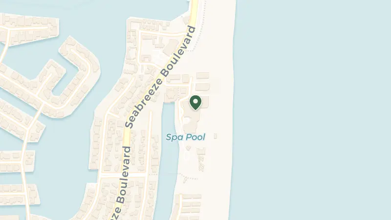 Map of 3030 Holiday Dr, Fort Lauderdale, FL 33316, USA