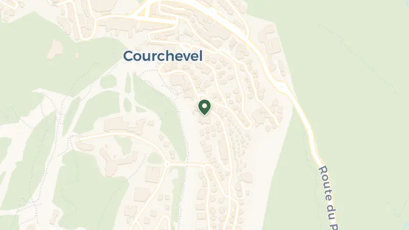 Map of 422 Rue de Bellecôte, 73120 Courchevel, France