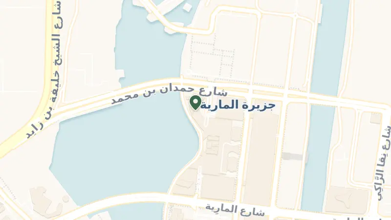 Map of ISLAND - Abu Dhabi Global Market - Second St - Al Maryah Island - MI1 - Abu Dhabi - United Arab Emirates