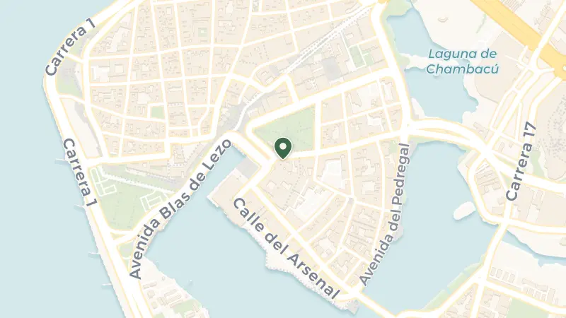 Map of Cl de la Media Luna #8B #8B-44, Getsemaní, Cartagena de Indias, Bolívar, Colombia
