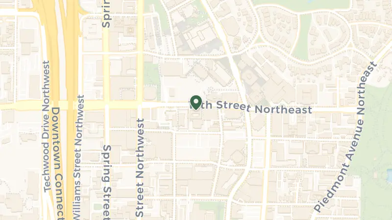 Map of 75 14th St NE, Atlanta, GA 30309, USA