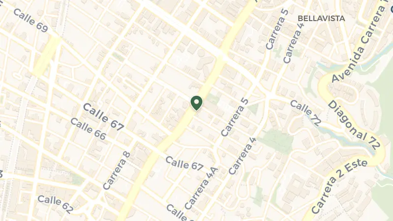 Map of Ak 7 #69a-22, Chapinero, Bogotá, Cundinamarca, Colombia