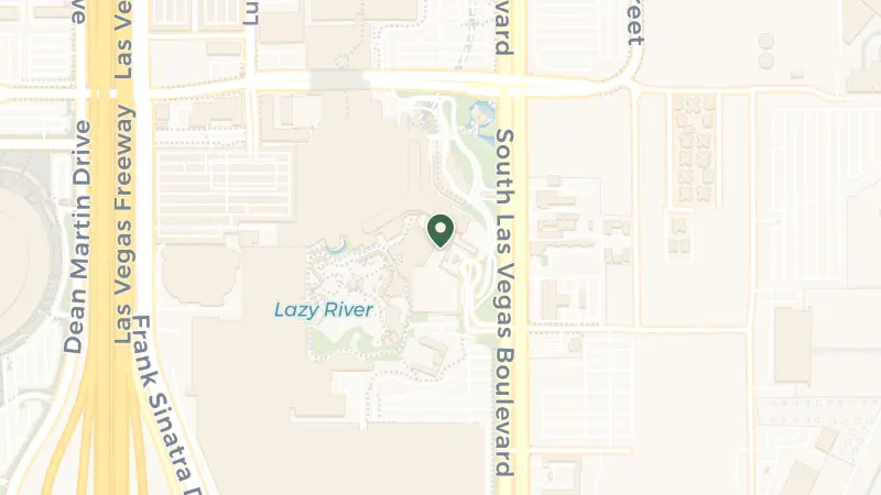 Map of 3960 S Las Vegas Blvd, Las Vegas, NV 89119, USA
