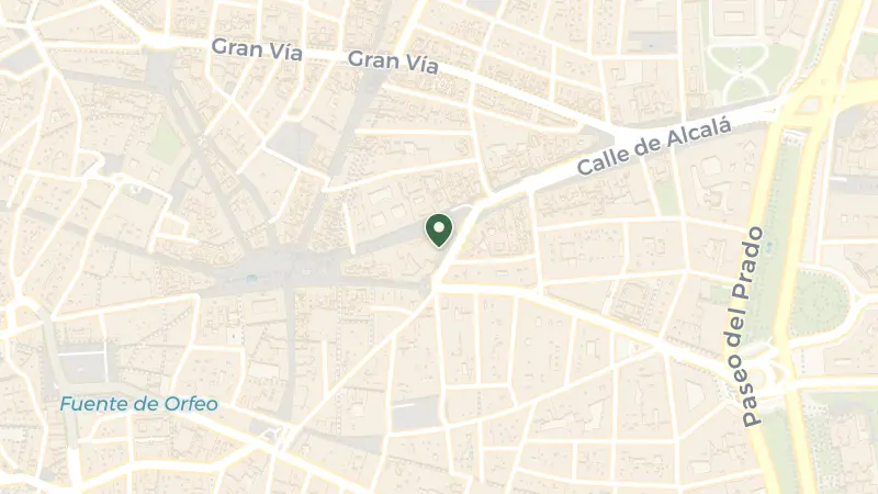 Map of C. de Sevilla, 3, Centro, 28014 Madrid, Spain