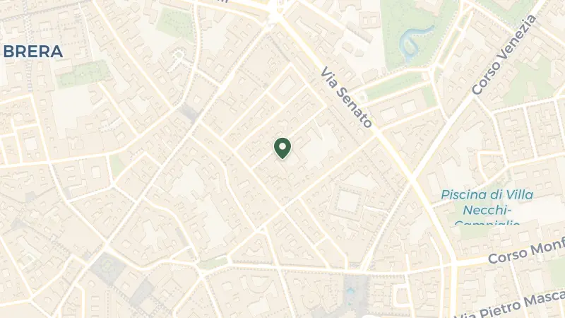Map of Via Gesù, 6-8, 20121 Milano MI, Italy