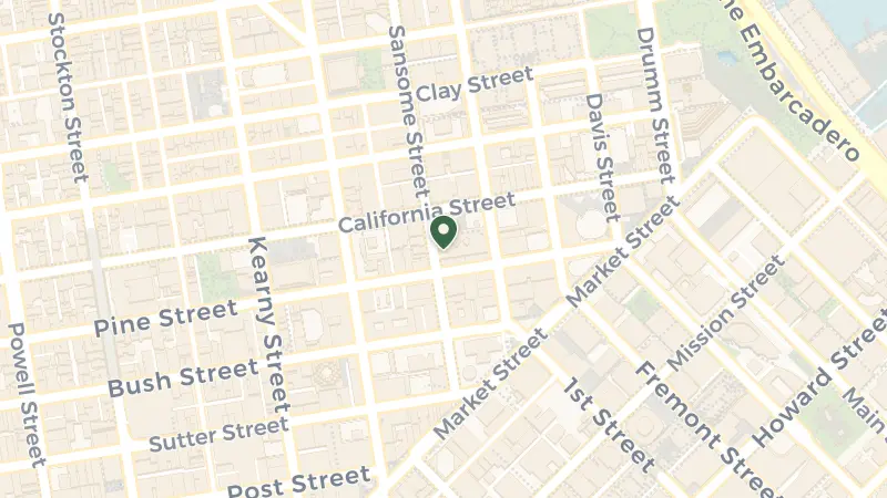 Map of 222 Sansome St, San Francisco, CA 94104, USA