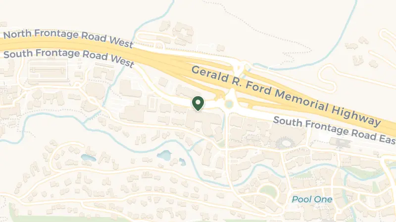 Map of One Vail Rd, Vail, CO 81657, USA