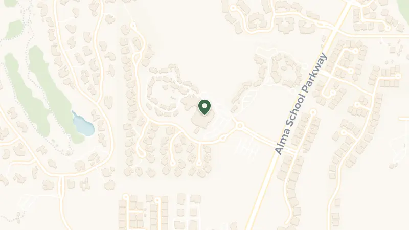 Map of 10600 E Crescent Moon Dr, Scottsdale, AZ 85262, USA