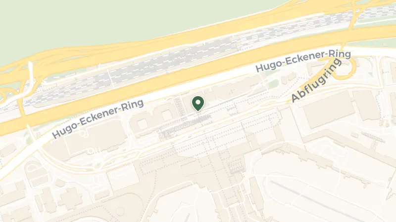 Map of Airport, Terminal 1, Hugo-Eckener-Ring 15, 60549 Frankfurt am Main, Germany