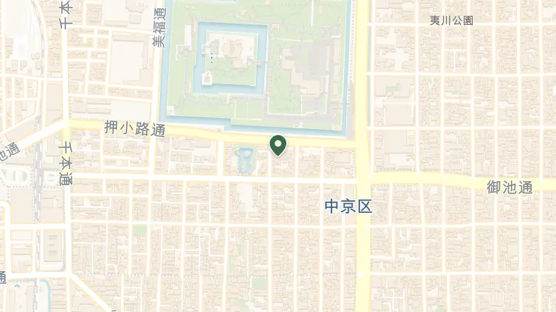 Map of 180-1 Ichinochō, Nakagyo Ward, Kyoto, 604-8305, Japan