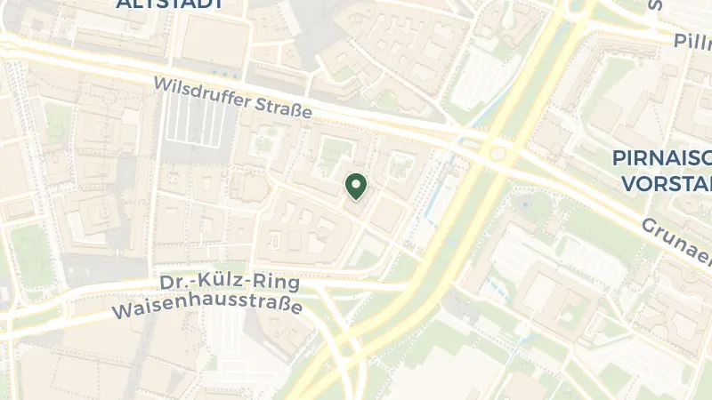 Map of Ringstraße 1, 01067 Dresden, Germany