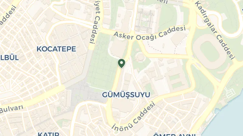 Map of Gümüşsuyu, Mete Cd. No:34, 34437 Beyoğlu/İstanbul, Türkiye