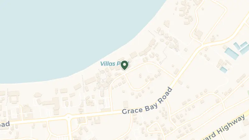 Map of Grace Bay Circle, Dr, Grace Bay TKCA 1ZZ, Turks and Caicos Islands