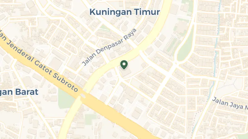 Map of Jalan Haji R. Rasuna Said Kav. X0, RT.5/RW.4, Setia Budi, Kecamatan Setiabudi, Kota Jakarta Selatan, Daerah Khusus Ibukota Jakarta 12950, Indonesia