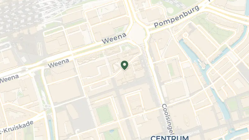 Map of Kruiskade 12, 3012 EH Rotterdam