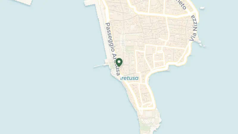 Map of Via Passeggio Adorno, 10-12, 96100 Siracusa SR, Italy